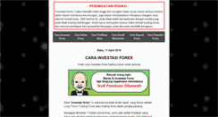 Desktop Screenshot of carainvestasiforex.com
