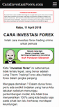 Mobile Screenshot of carainvestasiforex.com